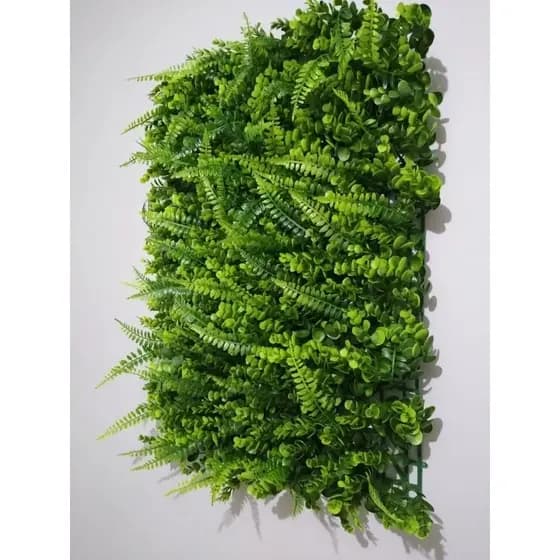 Placa folhagem samambaia artificial 60x40cm