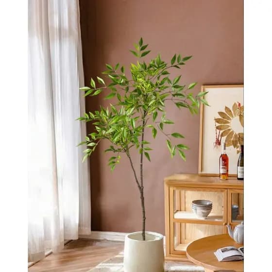 planta nandinha artificial 1.50mt o vaso não acompanha o produto