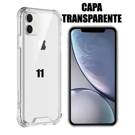 Capa para IPHONE 11 Anti Impacto TPU Premium transparente Capinha Case