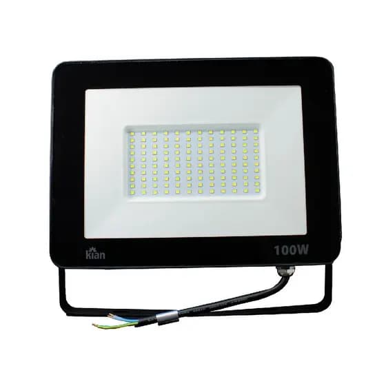 REFLETOR LED 100W 6500K PRETO BIVOLT KIAN