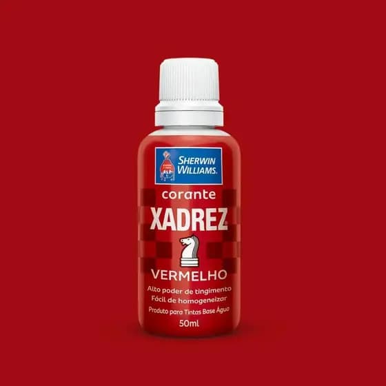 Corante Líquido Xadrez Sherwin-Williams 50ml - Todas as Cores - Para Tinta de Parede Base Água