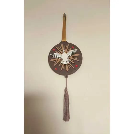 Mandala Adorno Enfeite De Porta E Parede Divino Espírito Santo Em MD