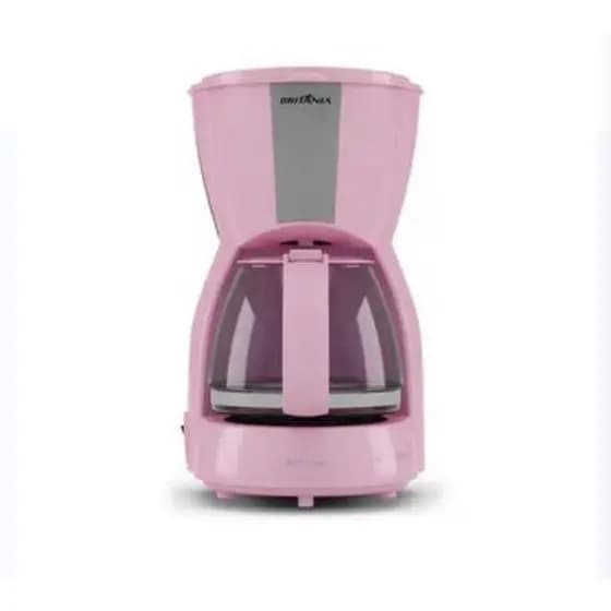 Cafeteira Britânia BCF15 Inox Rosa NOVA 15 Xícaras 800W