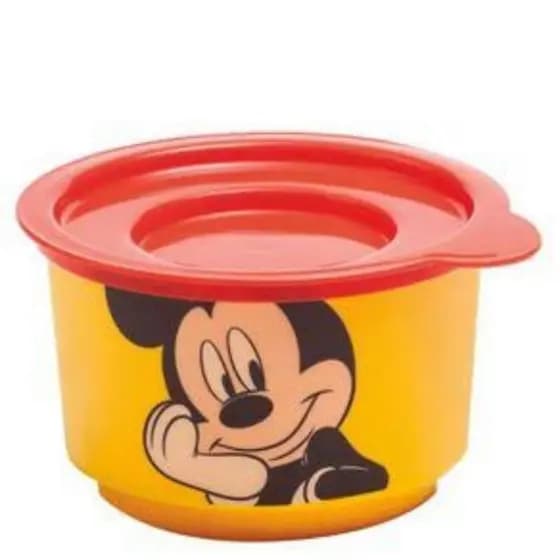 Pote empilhavel Mickey minnie avon Disney amarelo vermelho
