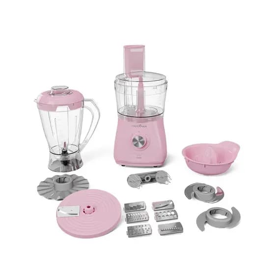 Multiprocessador Britânia BMP1100RS Rosa preto vermelho 1000W lançamento
