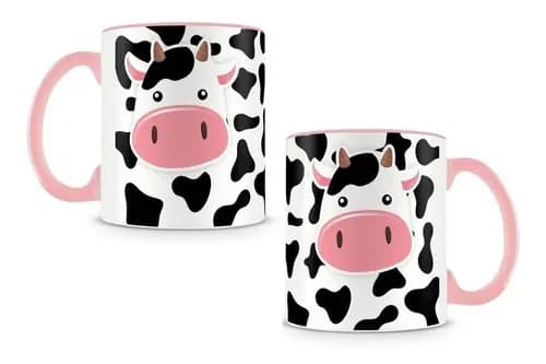 Caneca Copo Vaca Pintada Promoção
