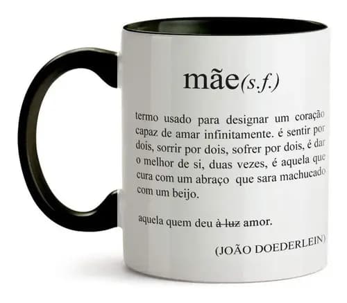 Caneca Xícara Presente Dia Das Mães Frase Significado Amor