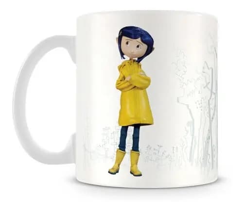 Xicara Coraline Presente Filme Cafe