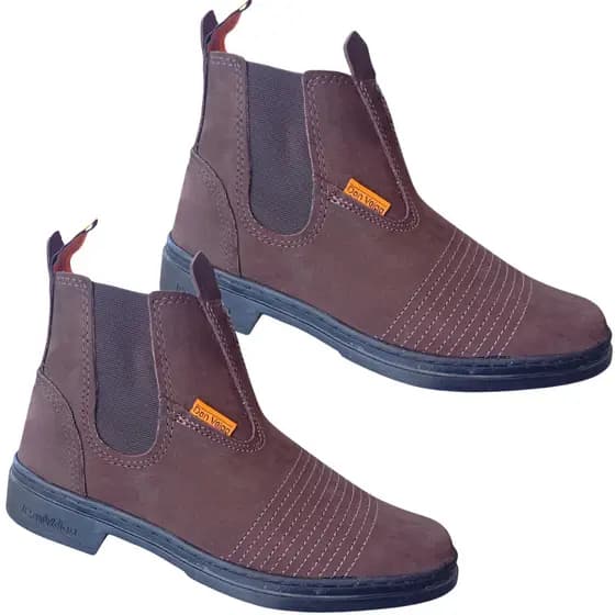 Bota Botina Masculina Feminina Vaquejada Don Viega couro legitimo oferta