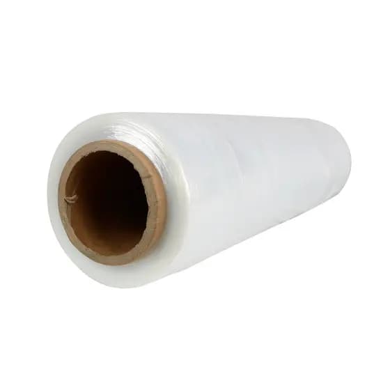 Bobina Filme Stretch 50 cm X 250 metros virgem p/ palete