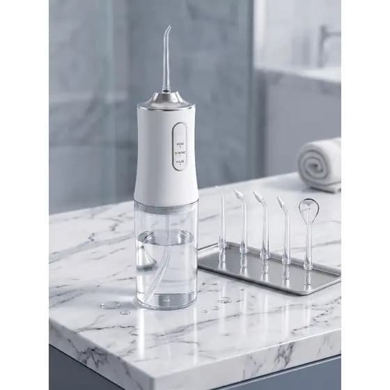 Kit 50 Irrigadores Orais Portáteis USB 220ml IPX7 Atacado
