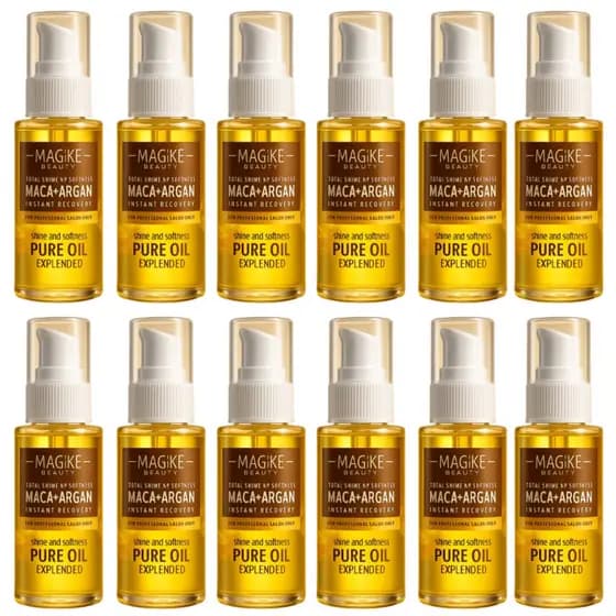 Kit 12 Óleo Argan Original 50ml - hidrataçãoprofunda, brilho intenso e fim do frizz