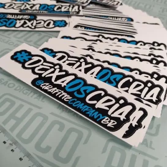 500 Adesivos Personalizados 15x3,5cm | Corte Especial para Copão, Festa, Drink, Marca ou Evento