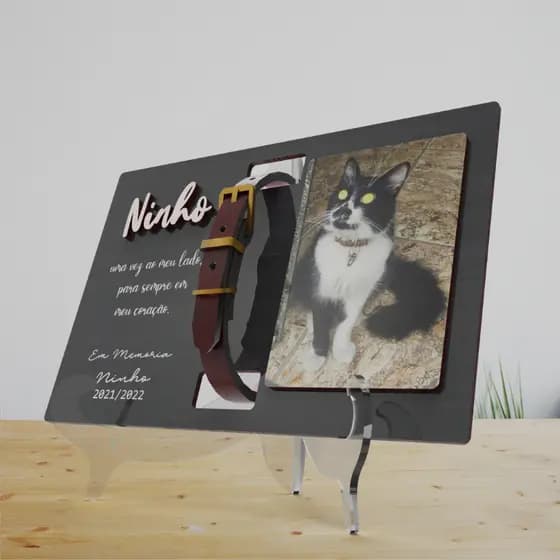Placa Memorial Pet, Personalizada