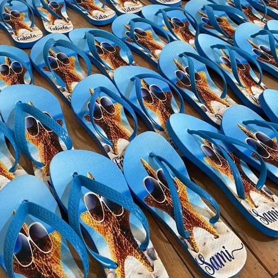 Nathpatch - Chinelo de Dedo de Borracha Personalizado