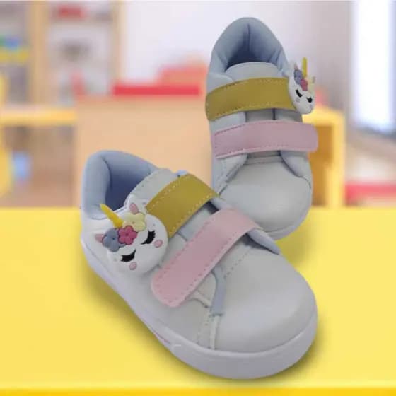 Tênis Infantil Casual Menina Unicórnio Lançamento 2023
