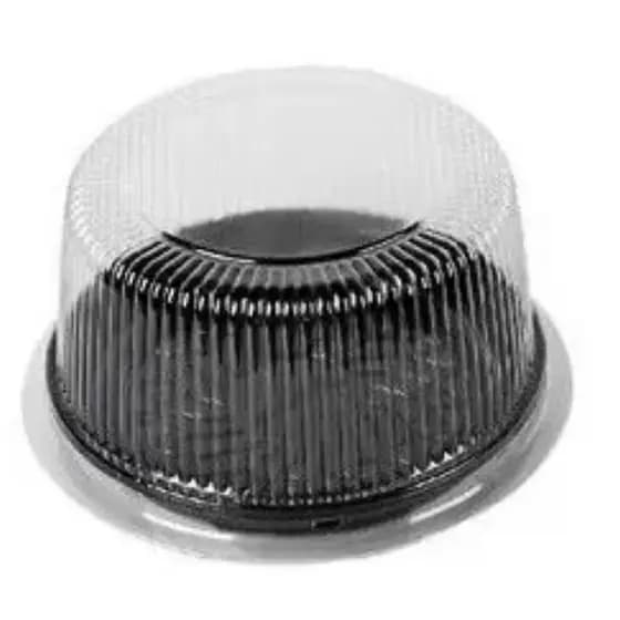 20 Unidades Embalagem PF32 Tampa Alta Branco/Preto para Bolo Torta