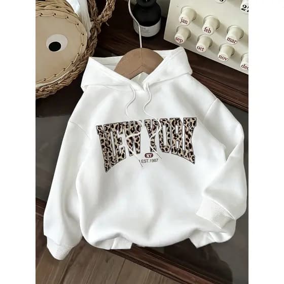 Blusa Moletom Feminino Canguru Estampado Casaco De Frio Agasalho Flanelado Quentinho
