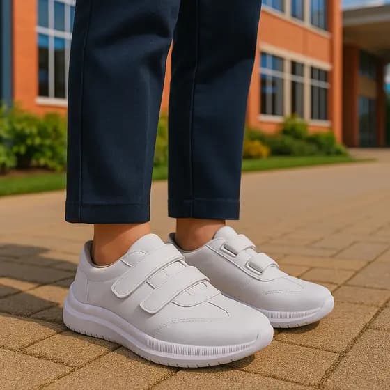 Tênis Com Velcro Calce Fácil Menino Menina Fácil Para Calçar Confortavel Macio Leve Escolar Infantil