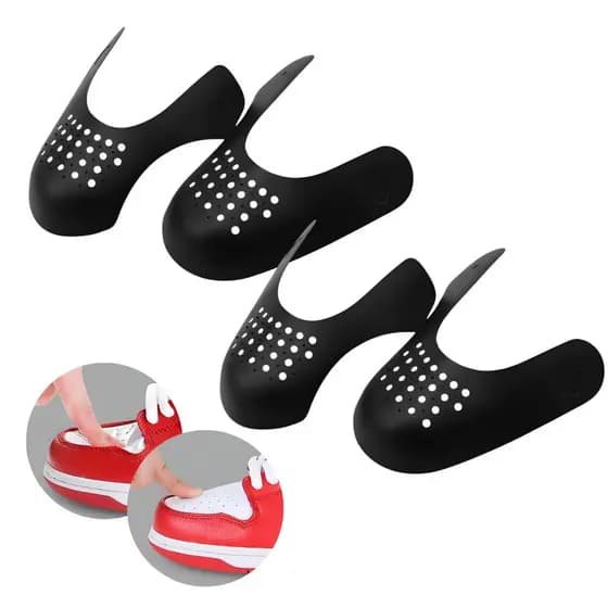 2 Pares Protetor Anti Crease Anti Dobra Para Sapato Sneakers Conserva Tênis