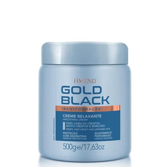 Creme Relaxante Gold Black Amend 500g