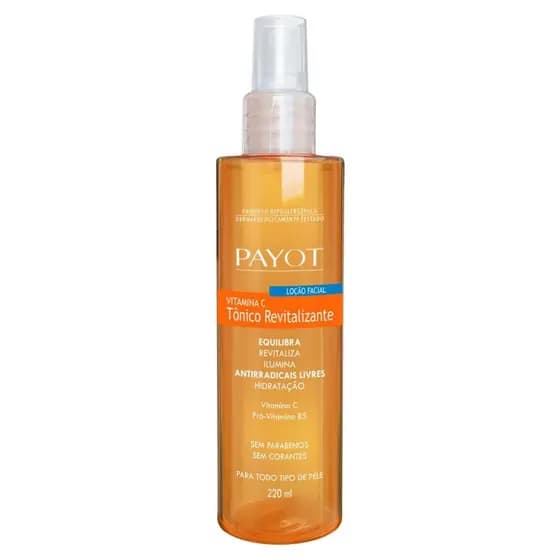 Loção Facial Tônico Revitalizante Vitamina C Payot 220ml