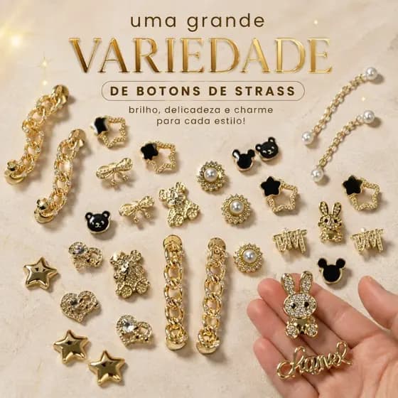 Botons Pins para sapatos tipo croks Kit de enfeites