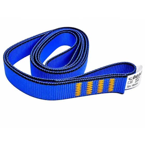 Anel de fita 80 cm x 18 mm 22 kn beal de escalada