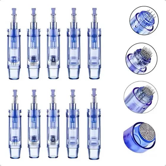 Kit 10 Agulhas Dermapen Canetas MyM N2C M5 M7 Anvisa