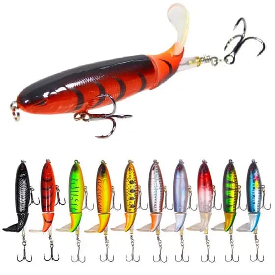 1 Peça Iscas De Pesca Popper Lápis De Água Superior Isca Artificial 10cm 13g