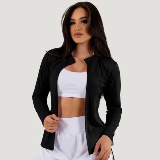 Jaqueta Feminina Treino Fitness Frio