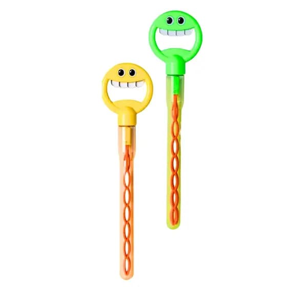 kit 2 bastão bolha de sabão gigante varias bolinhas cinco garras sorridente divertida festa infantil