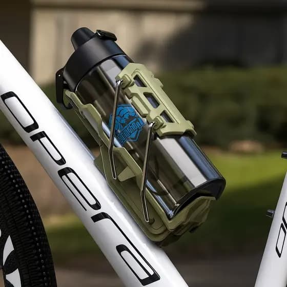 Suporte Ajustável Garrafa Porta Copo Clipe Rápido para Motos Bicicletas Bike