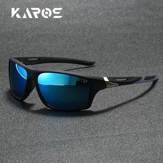 KAROS YZ2012 Óculos De Sol Polarizados UV400 Homens Mulheres Ciclismo Pesca Esportes MTB Bicicleta Corrida Para Dirigir