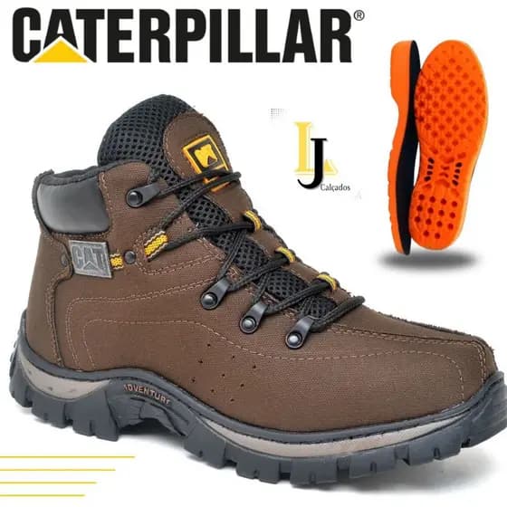 Bota Coturno Adventure Masculina CATERPILLAR + PALMILHA DE GEL Oferta