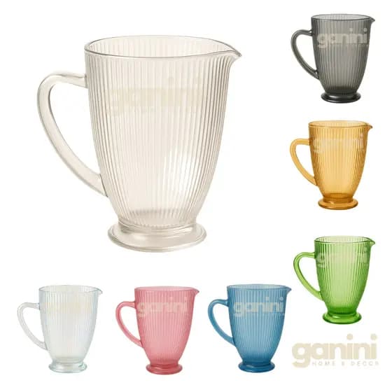 Jarra Versalhes/Graffiato 1370 ML Ambar de Qualidade e Resistente para Água Suco Bebida Almoço Jantar Restaurante