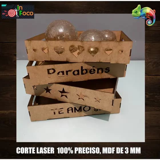 05 bandejas Media de mdf, forma, caixa em mdf, brinde, decoração