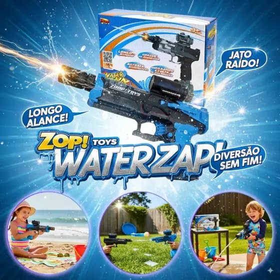 Pistola de Água Elétrica Arminha de Brinquedo Recarregável Criança Brinquedo Longo Alcance