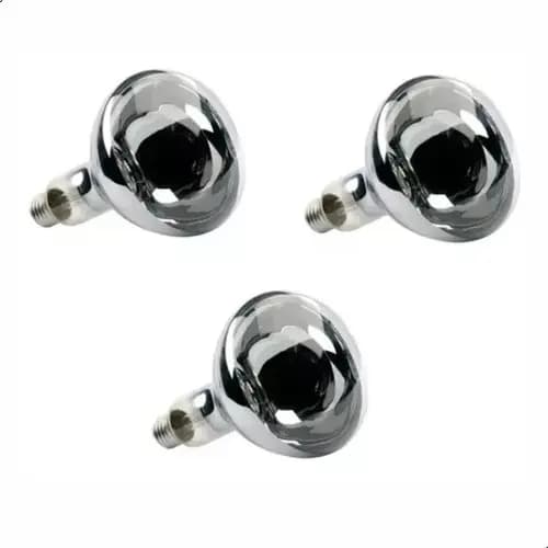 Kit 3 Lâmpada Aquecimento Salgados Hambúrgues 250w 220ve27