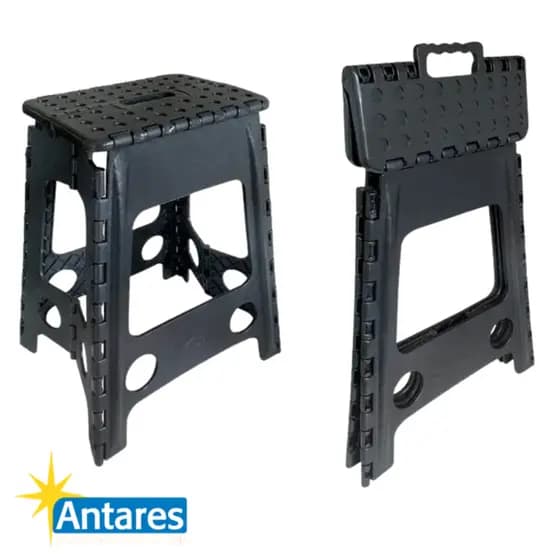 BANQUETA DOBRÁVEL ANTARES – LEVE, RESISTENTE E COMPACTA - VIAGENS E AVENTURA | SUPORTA ATÉ 80kg