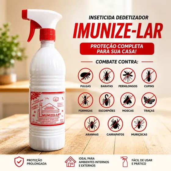 Poderoso Inseticida de Insetos - Formiga, Cupim, Mosquitos, Carrapato, Lagartixa