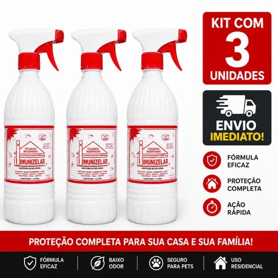 Poderoso Inseticida de Insetos - Formiga, Cupim, Mosquitos, Carrapato, Baratas,Pernelongo