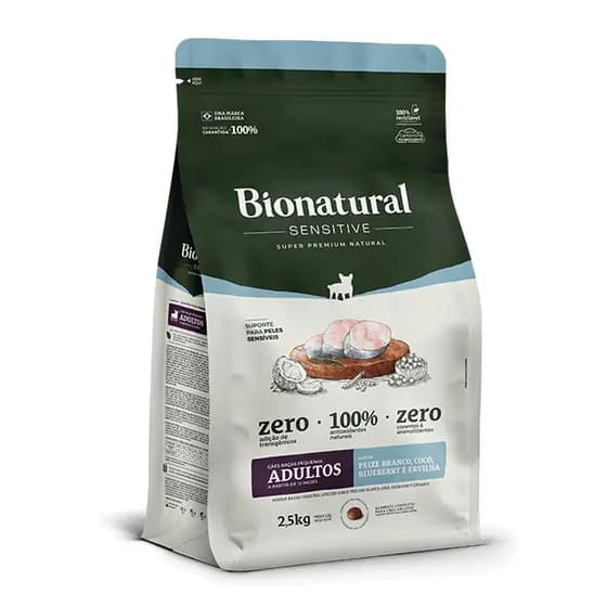 BIONATURAL SENSITIVE CÃES RP 2,5KG - ENVIO IMEDIATO