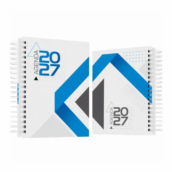 Agenda 2027 - Capa Dura - Wire o - Alta Qualidade - Acabamento Premium