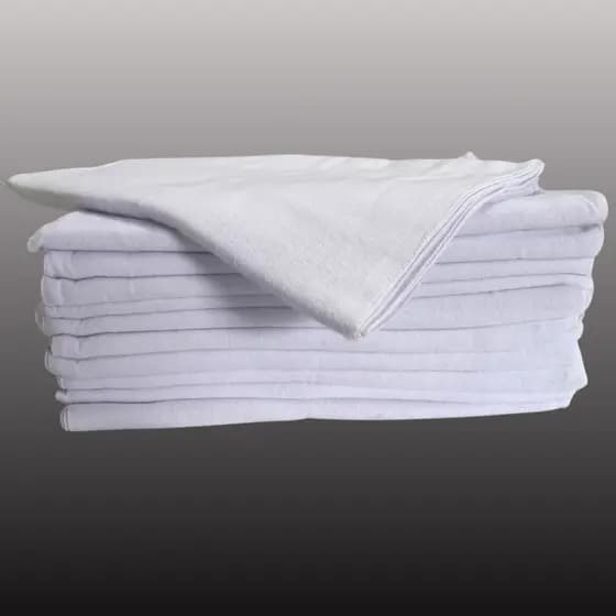 Flanela Branca 40x60 Para Limpeza Geral - 6 Uni