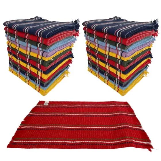 Kit 05 Tapetes de Banheiro Atoalhado Várias Cores