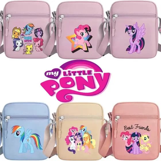 My Little Pony Bolsa De Ombro Crossbody Moda Impressa Pequena Quadrada Versátil De Viagem Presente