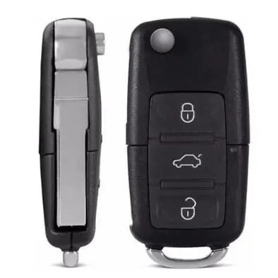 Chave Canivete VW Gol Voyage Saveiro Fox Polo Golf Bora G2 G3 G4 G5