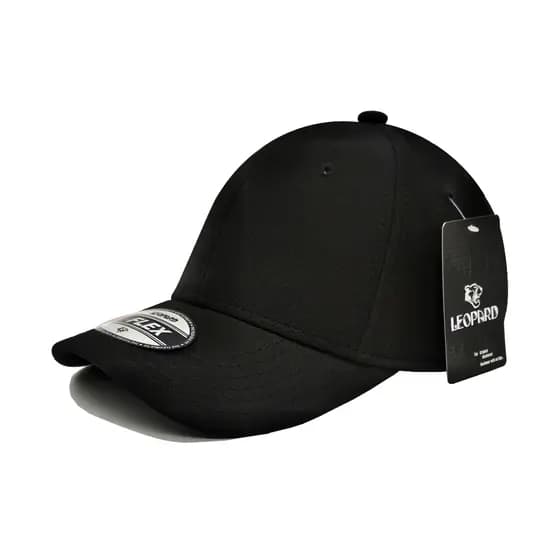 Boné Liso Aba Curva Lackpard Original - COR PRETO - FECHADO