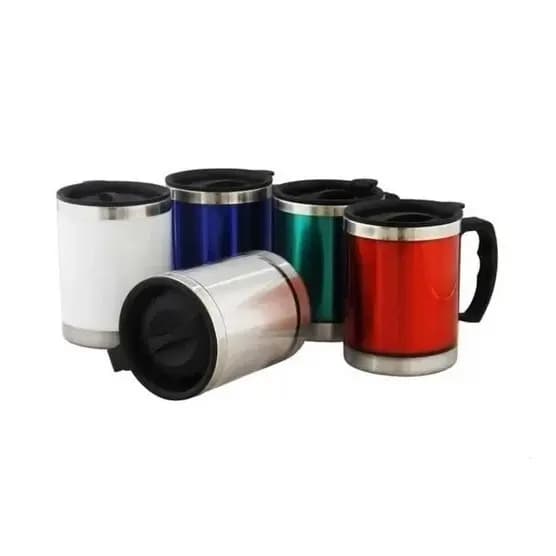 Caneca 450 Térmica ml Com Tampa de Vedação - Quente ou Frio